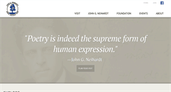 Desktop Screenshot of neihardtcenter.org